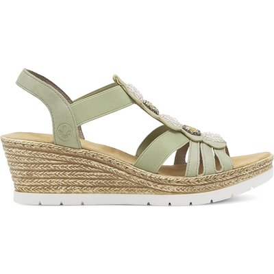 Sandalen Rieker 619B2-52 Grün