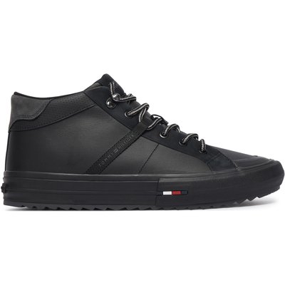 Sneakers Tommy Hilfiger Harlem Street Cleat Winter FM0FM05954 Schwarz