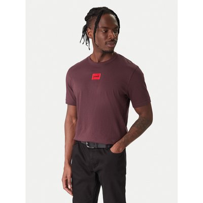HUGO T-Shirt Diragolino 50447978 Dunkelrot Regular Fit
