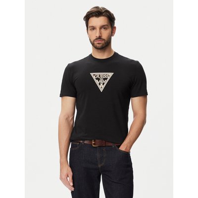 Guess T-Shirt M6YI40 K4226 Schwarz Slim Fit