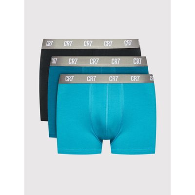 Cristiano Ronaldo CR7 Boxershorts-Set Basic Trunk 3-Pack 8100-49-2717 Blau