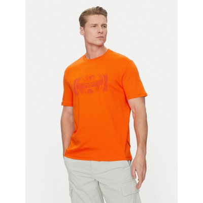 Napapijri T-Shirt S-Vanni NP0A4IEA Orange Regular Fit