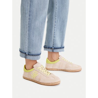 Espadrilles Tommy Hilfiger Woven Logo Embroidery FW0FW09108 Beige