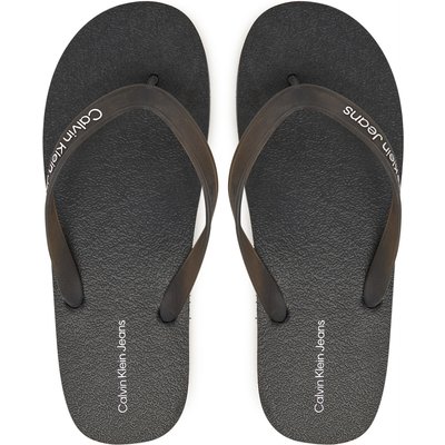 Zehentrenner Calvin Klein Jeans Thong+ Tpu YM0YM01265 Schwarz