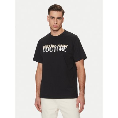Versace Jeans Couture T-Shirt 78GAHE06 Schwarz Regular Fit
