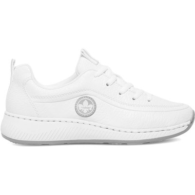 Halbschuhe Rieker N5504-80 Weiß