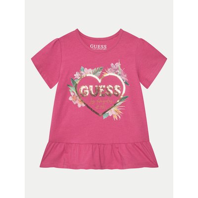 Guess T-Shirt K5GI10 K6YW Rosa Regular Fit