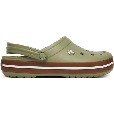 Pantoletten Crocs Crocband Gum Clog 212756 Grün