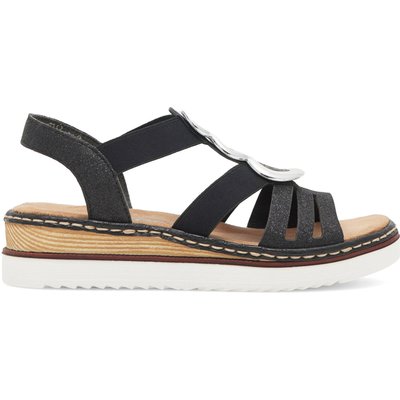 Sandalen Rieker 679L4-00 Schwarz