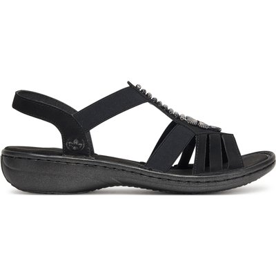 Sandalen Rieker 60806-00 Schwarz