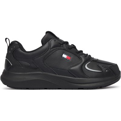 Sneakers Tommy Jeans Tommy Jeans Lth Runner EM0EM01776 Schwarz