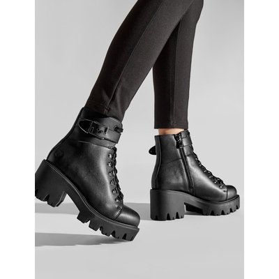 Schnürschuhe Altercore Enid Schwarz