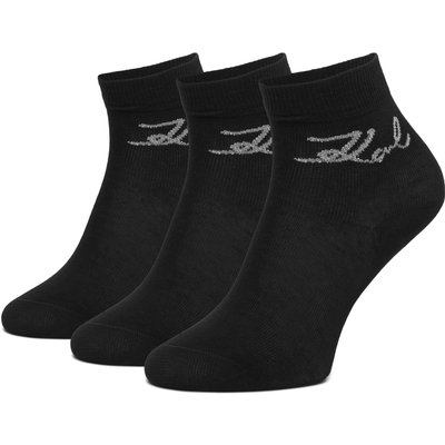 Lange Socken KARL LAGERFELD A4W47031 Schwarz