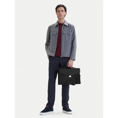 Aktenmappe Tommy Hilfiger Th Business Leather Computer Bag AM0AM14163 Schwarz