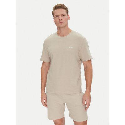 BOSS T-Shirt Waffle 50535891 Beige Regular Fit
