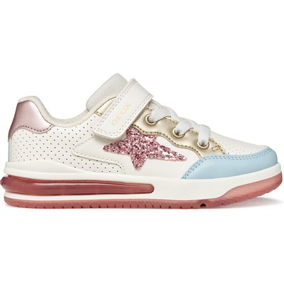 Sneakers Geox J Sketlite Girl J65NWA 054AJ C1Z8W M Weiß
