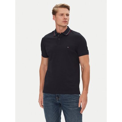 Tommy Hilfiger Poloshirt Placket Interest MW0MW38459 Dunkelblau Regular Fit