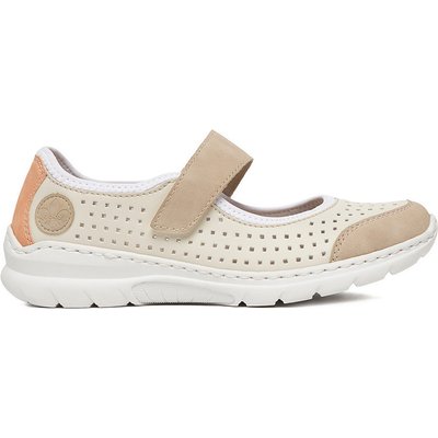 Halbschuhe Rieker CEO-L32B5-81 Creme