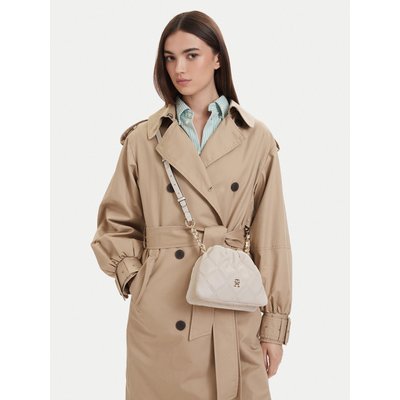 Handtasche Tommy Hilfiger Th Feminine Mini Crossover AW0AW18718 Creme