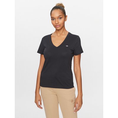 Gant T-Shirt Shield 4200750 Schwarz Regular Fit