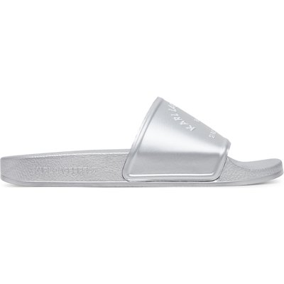 Pantoletten KARL LAGERFELD Kondo 2.0 KL80908A Silberfarben