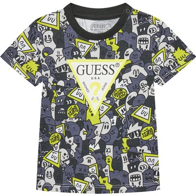 Guess T-Shirt N5YI04 K8HM4 Grau Regular Fit