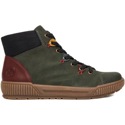 Schnürschuhe Rieker N0711-54 Grün