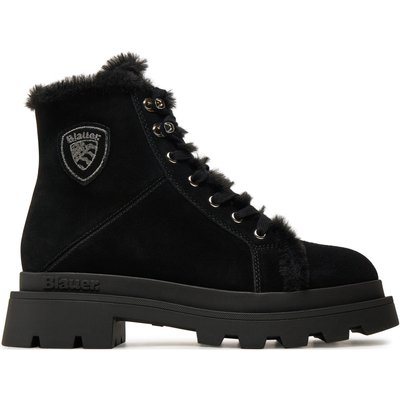 Schnürstiefeletten Blauer F4KIMMEL06 Schwarz