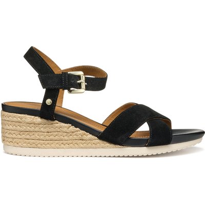 Espadrilles Geox D Ischia Corda D55HHB 00020 C9999 Schwarz