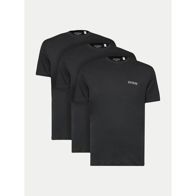 Guess T-Shirt-Set U4YG52 KCAM1 Schwarz Regular Fit