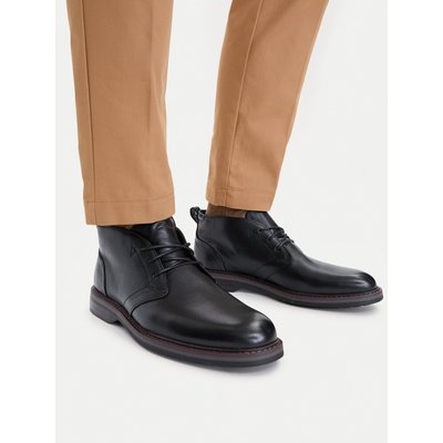 Schnürschuhe Clarks Aldwin2 Chukka 26329522 Schwarz