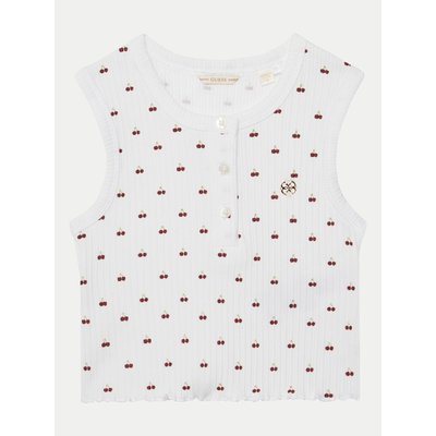 Guess Top J5GP01 KCSQ4 Weiß Regular Fit