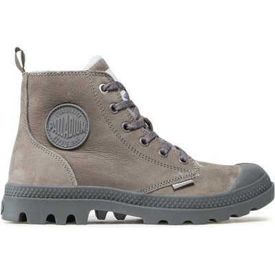 Schnürstiefeletten Palladium Pampa Hi Zip Wl 95982-055-M Grau