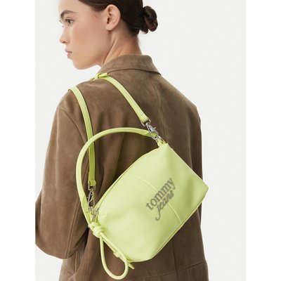 Handtasche Tommy Jeans Metal Logo Crossbody Camera Bag AW0AW18470 Grün
