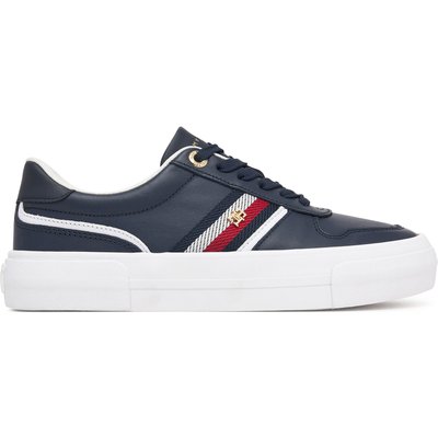 Sneakers Tommy Hilfiger Th Platform Vulc Leather FW0FW09603 Dunkelblau
