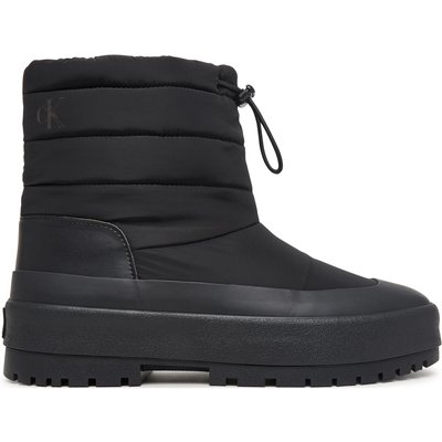 Schneeschuhe Calvin Klein Vulc Flatform Snowboot Nyl HW0HW03245 Schwarz