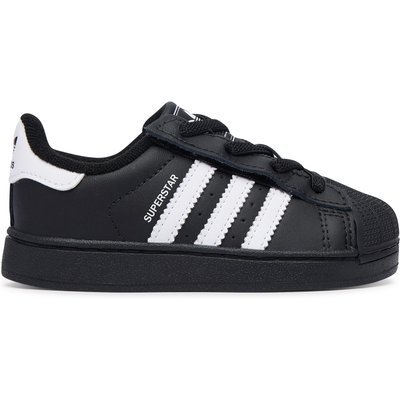 Sneakers adidas Superstar II Elastic Lace JH9985 Schwarz