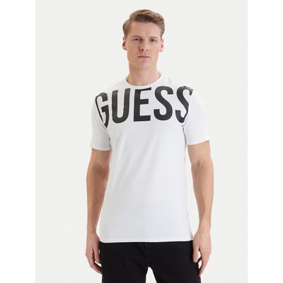 Guess T-Shirt F6GI01 J1314 Weiß Slim Fit