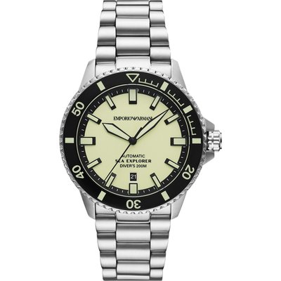 Uhr Emporio Armani Sea Explorer AR60083 Silberfarben