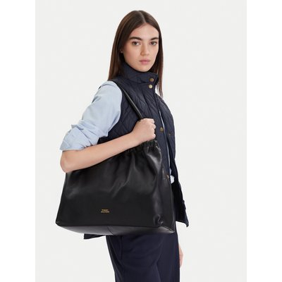 Handtasche Tommy Hilfiger Soft Leather Tote AW0AW18308 Schwarz