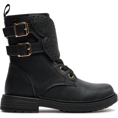 Stiefeletten Geox J Eclair Girl J369QN 000BC C9999 M Schwarz
