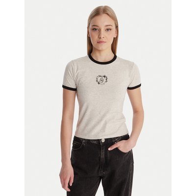 Guess Jeans T-Shirt W6RI16 J1314 Grau Classic Fit