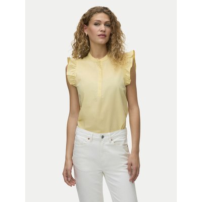 Vero Moda Bluse Selma 10345667 Hellgelb Regular Fit
