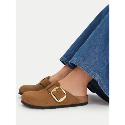 Pantoletten Birkenstock Boston Big Buckle Tonal 1032949 Orange