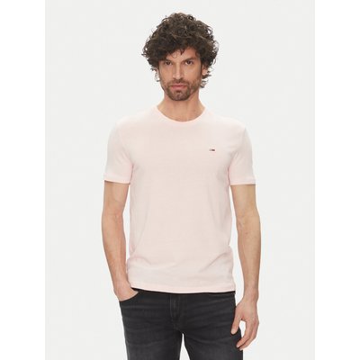 Tommy Jeans T-Shirt DM0DM20363 Rosa Slim Fit