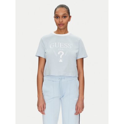 Guess T-Shirt V5GI18 I3Z14 Himmelblau Boxy Fit