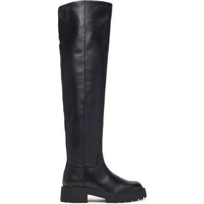 Overknees Calvin Klein Chunky Otk Boot Nappa HW0HW03184 Schwarz