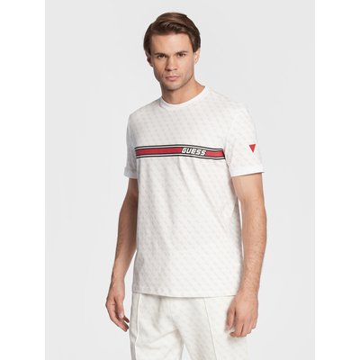 Guess T-Shirt Jamey Z2BI09 J1314 Weiß Regular Fit
