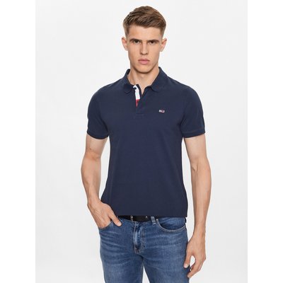 Tommy Jeans Poloshirt DM0DM15370 Dunkelblau Slim Fit
