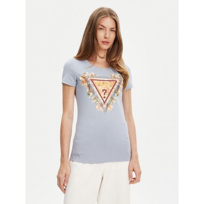 Guess T-Shirt W5YI08 J1314 Blau Regular Fit